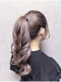 ノーマルポニーテール【お呼ばれヘアセット結婚式ヘア】