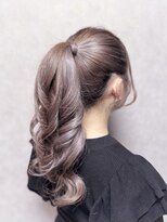 ティアラ 栄(TIARA)&nbsp;ノーマルポニーテール【お呼ばれヘアセット結婚式ヘア】