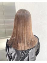 オーガスト ヘア ネイル(AUGUST hair nail) ぱつっとミルクティーベージュ