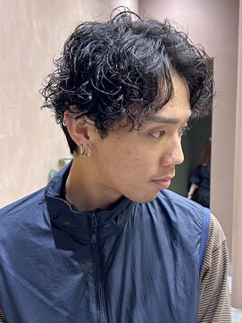 ガーデンヨコハマエスト(GARDEN YOKOHAMA est) ニュアンスパーマ　スパイラル　ミディアム