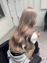 ペレ 渋谷(PELE)&nbsp;ホワイトグレージュ/デジタルパーマ/チェリーブラウン/渋谷