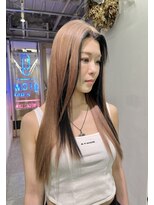 グロウ 渋谷(grow) 【ミルクティーベージュ☆ブラックデザイン】