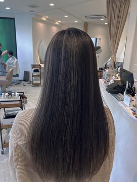 カムバイネオリーブ 溝の口店(Cam by neolive) ロング コントラストハイライト グレージュ