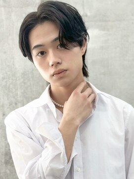 ロンドオム 池袋(Lond Homme) men's/メンズ/ダウンパーマ/黒染め/韓国/ブルーブラック/池袋