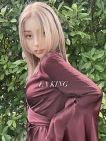 ラキング ギンザ トウキョウ(LAKING GINZA)&nbsp;くびれヘア/アプリコットオレンジ/夏/ハイライトカラー[銀座駅]