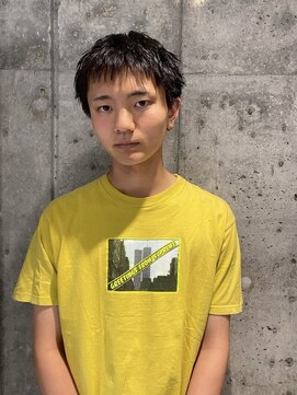 アース 高円寺店(HAIR & MAKE EARTH) ダウンバングスパイキーショート{@02st96 }