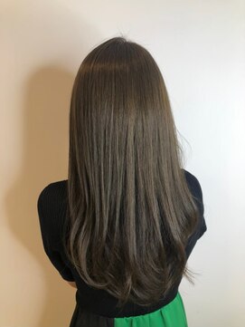 ジーナ 船橋(Zina) 髪質改善*ロングレイヤーグレーベージュ*美髪【Zina船橋】