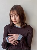 ボブレイヤー 顔まわり レイヤーカット 透明感 ボブ ナチュラル