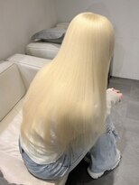 ベレーザ 渋谷(BELEZA) 18598_抜きっぱなしブリーチプラチナブロンドハッシュレイヤー