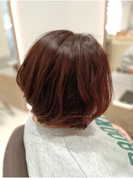 アンベリールフルー(EMBELLIR fleur) 深みのあるラベンダーレッドブラウン♪