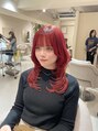 クレビアテン(CreBiA ten_) 顔周り韓国巻/似合わせボブ/艶カラー/ブリーチ無し透明感カラー