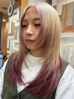 アルフィーネ(alfine)&nbsp;顔まわりレイヤースソカラー