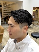 ピークスヘア(peaks hair)&nbsp;七三ヘア 清潔感 ビジネスマンヘア センターパートも可 堀江