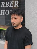 クフィア メンズフェード カンポ 天王寺(CUFFIA MENSFADE CAMPO)&nbsp;針金パーマ×フェード