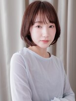 カバーヘア ブリス 北浦和(COVER HAIR bliss)&nbsp;グレージュブラウンクロスパーマAラインハッシュボブ30代X北浦和