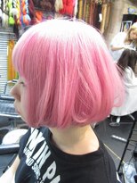 トリックストア(TRICK STORE) 派手髪☆ベイビーピンクふんわりボブ