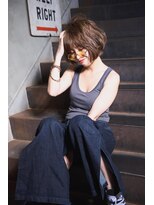 ミエル ヘア 新宿(miel hair)&nbsp;【miel hair新宿】大人かわいい清楚モテショートボブ♪