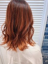 エイト 沖縄豊崎店(EIGHT toyosaki) 【EIGHT 豊崎】お客様スタイル_オレンジベージュ