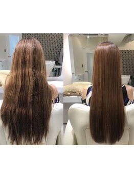 数十種以上の栄養成分配合オリジナルトリートメント・髪質改善・水素ケア導入♪