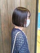 ロンドプロフィール 浦和(Lond profil)&nbsp;蒲生優　【ほんのりピンクな丸っと可愛いミニボブ】