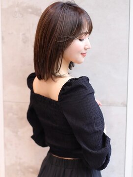 グランド(GRAND) ミディアム20代30代40代50代ストレートレイヤー前髪なし表参道