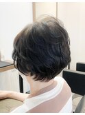 レイヤーショートボブ