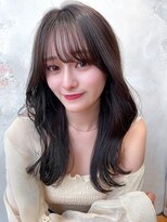 アフロート ルヴア(AFLOAT RUVUA)&nbsp;るなstyle モテ可愛いくびれヘア 20代30代40代 透明感グレージュ