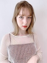 アイティーバイアルバム 下北沢店(IT by ALBUM)&nbsp;ラフ外ハネロブ_チェリーブラウンフェミニンロング_8647