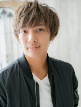 モッズヘア メン 上尾東口店(mod's hair men) イケメンハイライトカラーのくせ毛風マニッシュS上尾