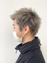 アッシュ 町田駅前通り店(Ash) 【Ash町田駅前通り店 内野光葉】スパイキーショート×ブリーチ