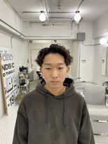 ウェルネス(Wellness)&nbsp;スパイラルパーマ　フェード