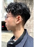 メンズパーマ/くせ毛カット/くせ毛風パーマ/くせ毛/メンズカット