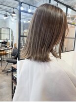 ロアヘアーコーディネート 京都駅前店(LoRE hair coordinate) ハイライトでつくるミルクティーベージュ