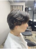 メンズニュアンスパーマ/センタパート
