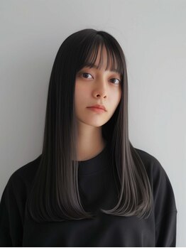 ジェマ(Gemma)の写真/とろける艶と指通り★《カット+縮毛矯正¥10000》柔らかで上質なときめきストレート♪