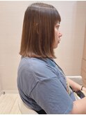 大人かわいい☆切りっぱなしボブ♪縮毛矯正/酸性ストレート