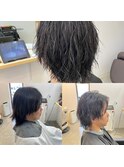 縦落ちツイストスパイラルパーマ