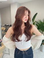 リリー(Lilley)&nbsp;くすみベージュ×姫カットレイヤー×韓国風巻き【ayana】