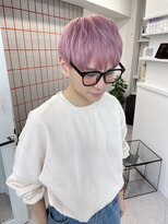 ペレ 渋谷(PELE)&nbsp;イメチェン/ホワイトブロンド/外ハネボブ/ワイドバング/渋谷