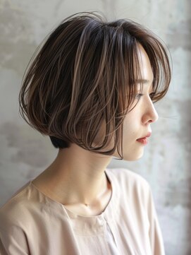 アルトリスト(Altruist Aging×HAIR&SPA) ☆イメチェンピンクベージュアンブレラカラー前髪クールショート