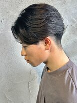 ニアウ 高崎店(Niau)&nbsp;曲がる縮毛矯正ニュアンスパーマセンターパート群馬高崎眉毛