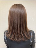 重くならないロングスタイル