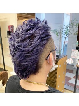 ヘアー ラルゴ(HAIR LARGO) ダブルカラー  PURPLE