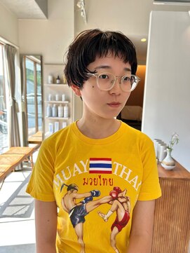 マイン(mine) 前上がりマッシュショート