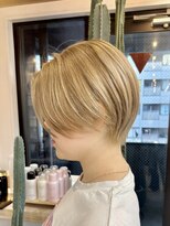 ロンドクロエ 横浜(Lond Chloe)&nbsp;ハイトーンとハンサムショートの相性抜群！ケアブリーチあります