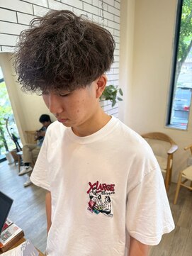 シフト(SHEEFT) 無造作束感ショートツイストスパイラル×アッシュブラウン20代