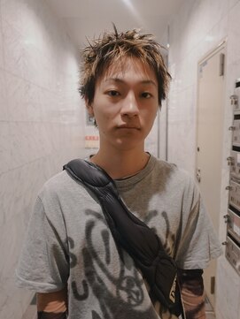 メンズシー 梅田(Men's SIE) コントラストハイライト×メンズショート