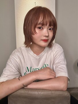 ロンドプロフィール 浦和(Lond profil) イメチェン　ボブ　外ハネボブ　美髪　ホワイトブロンド　韓国