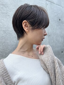 ロンドグロワール 大宮(Lond Gloire) グランマッシュ/オリーブグレー/ショート/ヘイリーボブ/前髪