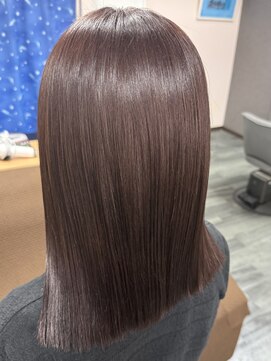 柔らかピンクブラウン